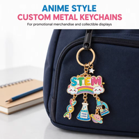 Porte-clés en métal léger personnalisé avec logo, en alliage de zinc, porte-clés personnalisé en gros, cadeaux promotionnels d'entreprise OEM