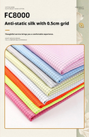 FC8000 Antistatische zijde 0,5 cm rastergeleidende stof Geleidende draad Antistatische doek