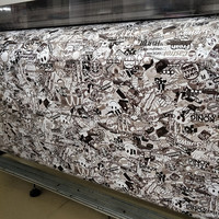 Pegatina de bomba decorativa sin aire, envoltura de vinilo para carrocería de coche