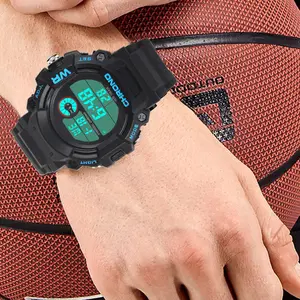 ODM Custom LOGO Lcd Display Mens Waterproof Fashion Sports Digital Watches For Man