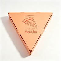 Boîte d'emballage alimentaire recyclable personnalisable en gros, de qualité alimentaire, pour pizza, crêpes, fast-food, gâteaux, desserts, en papier