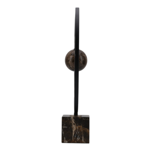 <b>Circular</b> Sculpture Ornament Metal Accent Display for Home Office <b>Shelf</b> Decor - Product Image 5