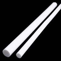 Tige en plastique solide blanche résistante aux produits chimiques antiadhésive imperméable