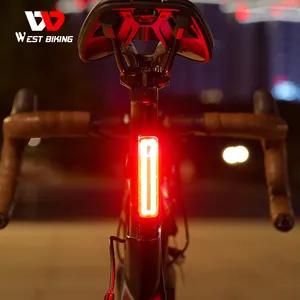 西部自行车批量购买自行车灯前后定制转向灯装饰自行车用发光二极管雾尾灯
