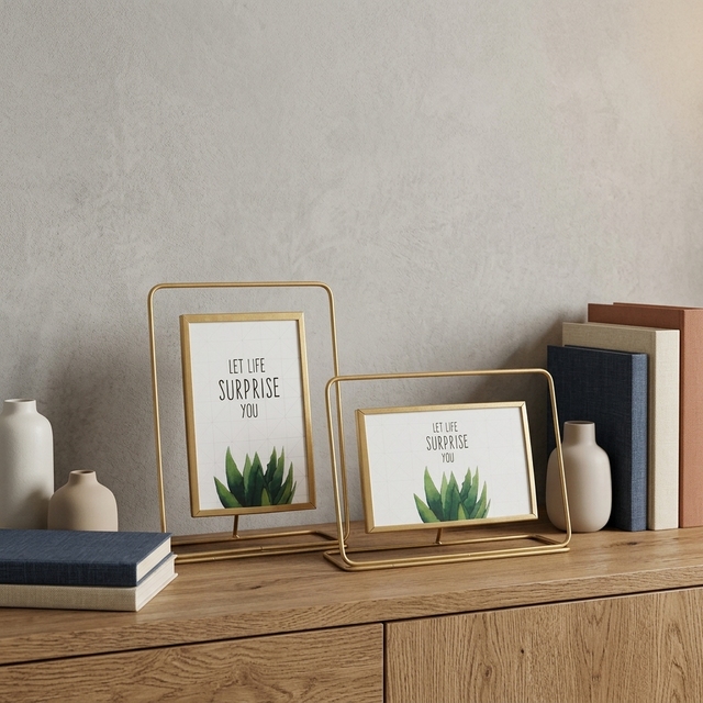 Wholesale Nordic Creative Light Luxury Art Glass Table Metal Frame Office Desktop TV Cabinet Decoration