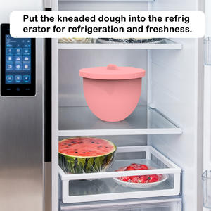 Revêtements de <span class=keywords><strong>bol</strong></span> en silicone pour mélangeurs <span class=keywords><strong>KitchenAid</strong></span>, revêtement de <span class=keywords><strong>bol</strong></span> de mélange de 5 litres avec <span class=keywords><strong>couvercle</strong></span>, bols en silicone réutilisables pour la pâtisserie - Product Image 5