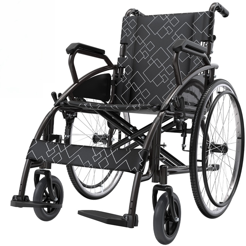 Lightweight Foldable Manual Wheelchair Adjustable Armrest