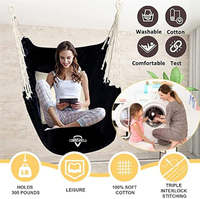Fauteuil suspendu en corde, chaise balançoire de qualité, confortable, en tissu respirant, pour intérieur/extérieur, chaise suspendue, hamac, chaise balançoire