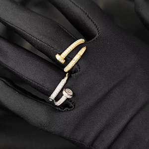 Hip Hop Popular Jewelry Zircon Nail <b>Ring</b> Men's Jewelry <b>Couple</b> <b>Ring</b> - Product Image 3