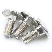 Pernos de Carro DIN 603 de Alta Resistencia, Acero Inoxidable Grado 4.8/6.8/8.8, Perno y Tuerca de Carro