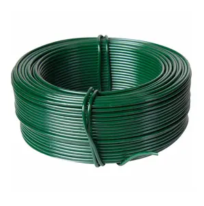 PVC-beschichteter Eisendraht in grün, braun, weiß, schwarz
