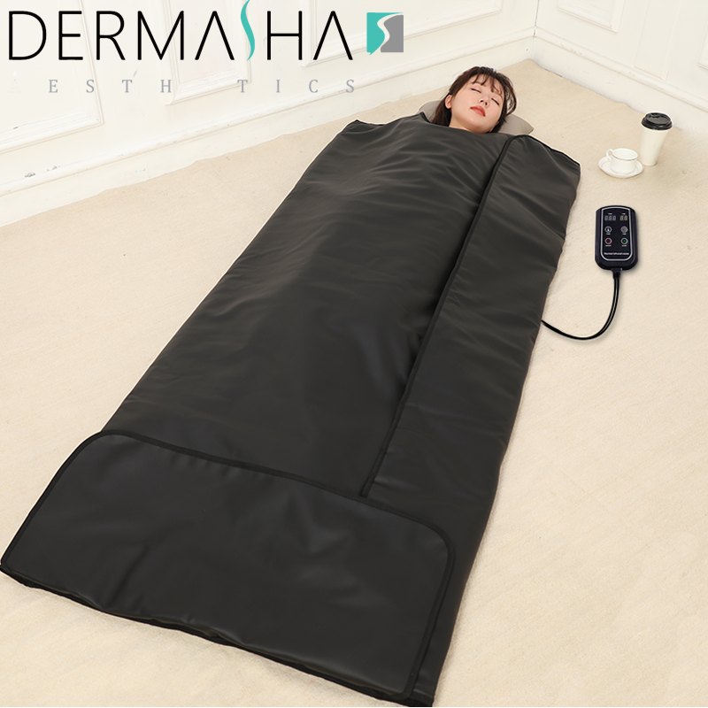 VEVOR 660W Coperta Sauna Abete Infrarossi 3 Zone Coperta Sauna Spa Detox Macchina Dimagrante 660w 77 F 185 F 89654246 - Foto 4