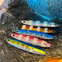 Leurre de pêche en mer Cheery Wholesale, jig métallique artificiel dur 35g pour la pêche en eau salée, jigging à lancer lent