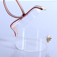 Vente Flash : Présentoir Rond en Acrylique Transparent, Boîte à Fleurs pour Cadeau de Mariage, Couvercles pour Boîtes à Dragées, Boîtes à Bijoux Durables et Personnalisables