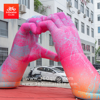 Attraper la décoration extérieure et intérieure accessoire publicitaire durable personnaliser l'arc d'amour gonflable géant