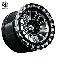 Jantes de voiture forgées 16 17 18 22 14 -32 pouces, jantes personnalisées 5x100/5x112/5x114.3/5x120/6x139.7, jante Beadlock pour course de dragster