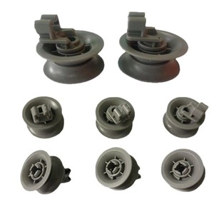 Roue de lave-vaisselle en plastique pour Siemens Bosch, chariot supérieur, amortissement, usage domestique - Product Image 3