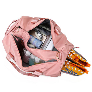 Bolsa Deportiva Ligera Promocional para Gimnasio, con Impresión <span class=keywords><strong>de</strong></span> Logotipo Personalizado, Tela Oxford Resistente, para <span class=keywords><strong>Viajes</strong></span> <span class=keywords><strong>de</strong></span> <span class=keywords><strong>Fin</strong></span> <span class=keywords><strong>de</strong></span> <span class=keywords><strong>Semana</strong></span>, Fitness y <span class=keywords><strong>Viajes</strong></span> Cortos - Product Image 3