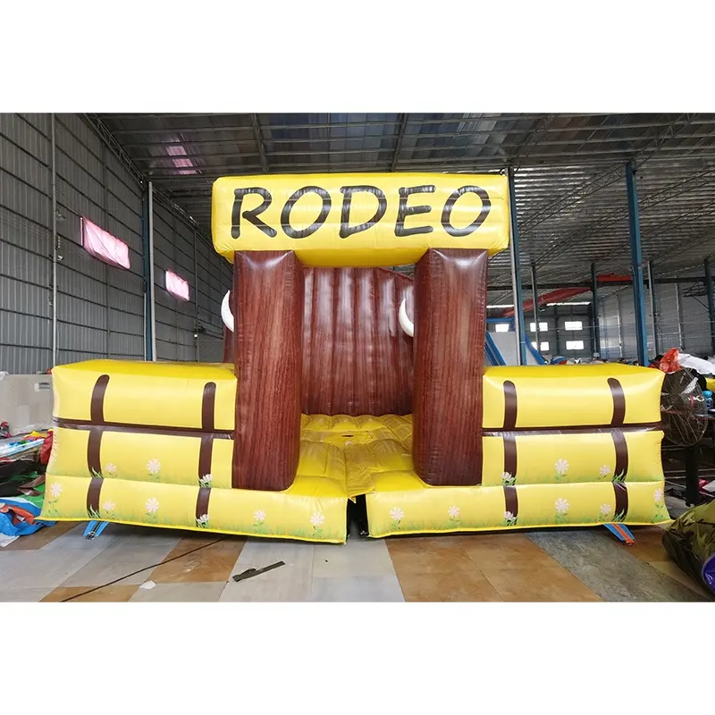 Personalizado inflable Mecánico Eléctrico Toro rodeo inflable Toro máquina de montar