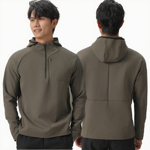 Chaqueta Deportiva con Capucha para Hombre, Personalizada con Logotipo, Impresión Digital, Otoño, Transpirable, con Cremallera, para Gimnasio, Correr, Entrenamiento, Mantiene el Calor - Product Image 3