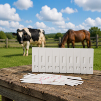 Kit de test rapide pour chevaux, directement de l'usine, haute précision, bandelette de test de gestation précoce pour chèvres, diagnostic vétérinaire, test de gestation animale