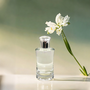Customizable Unisex Floral Eau Fraiche Perfume Bottle Liquid Fragrance Long-Lasting Portable Luxury <b>Spray</b> Clear Glass Design - Product Image 3