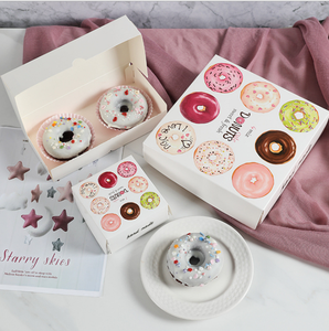 Offre Spéciale Personnalisé Imprimé Logo de Qualité Alimentaire Papier Beignet Gâteau Beignet Boîte De Boulangerie Jetables Emballage Boîte En Carton Recyclable <span class=keywords><strong>Doton</strong></span> - Product Image 2