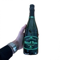 Étiquette de bouteille de vin LED lumineuse imperméable avec luminosité de 30-150 CD/M2, durée de fonctionnement de 8-15 heures, certifiée CE/RoHS