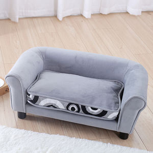 Nieuw Ontwerp Huisdier Accessoires Zachte Sofa Hond Bed Grijs - Product Image 1