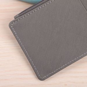 Llavero de Cuero Genuino Directo de Fábrica con Múltiples Ranuras para Tarjetas y Monedero con Cremallera - Product Image 3