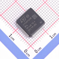 STM32F103RBT6, Microcontrolador Nuevo en Caja, Paquete LQFP-64 (10x10), ARM Cortex-M3 MCU, 128 KB Flash, CPU de 72 MHz