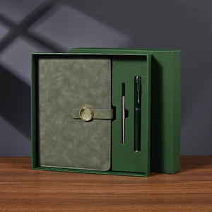 Exquisite 3-in-1 Luxury Corporate Gift Set Buckle Loose-Leaf <strong>Book</strong> Signature Pen USB Flash Drive-for <strong>Fathers</strong> Day Graduation - Product Image 3