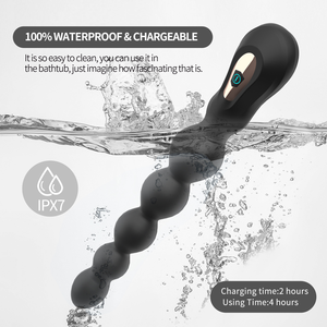 Vibrateur anal en silicone de qualité médicale, télécommande sans fil, 7 fréquences, rotatif, souple, perles anales, <span class=keywords><strong>masseur</strong></span> de la prostate - Product Image 5
