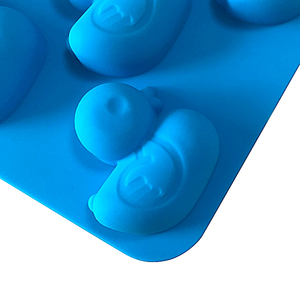Silicone Ice lưới chim cánh cụt nhỏ màu vàng vịt khuôn Ice Cube khuôn nhỏ động vật DIY sô cô la khuôn - Product Image 2