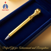 Stylos en polyrésine peints à la main en forme de trophée – Prix pour matchs de football, décoration intérieure et options cadeaux