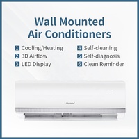 Climatiseur mural intelligent TCL Mini Split 9000-24000 Btu Inverter pour maison et hôtel, compatible UE/US