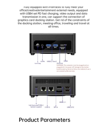 Aoostar GEM12 Mini PC - Best Gaming Performance in a Compact
