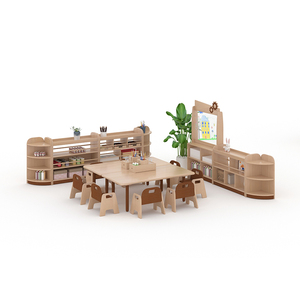 ชุดมุมกิจกรรมอ่านหนังสือแบบเงียบสไตล์มอนเตสซอรี่ สำหรับสถานรับเลี้ยงเด็ก โรงเรียนอนุบาล ห้องสมุด และเฟอร์นิเจอร์ห้องเด็ก - Product Image 5