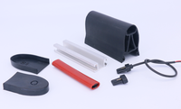 FS-206 Anti Collision noir bord de sécurité EPDM de haute qualité pour Robot Mobile barre de capteur de pare-chocs souple bord de capteur Anti pincement