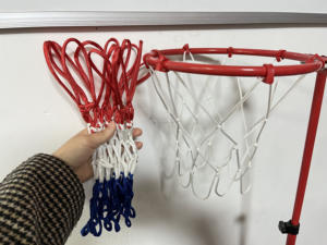 Özel açık kapalı Mini Net basketbol potası çocuk oyunu naylon basketbol potası ağı - Product Image 3