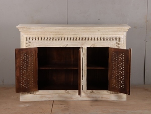 Luxury Solid Wood <b>Sideboard</b> Cabinet with <b>Storage</b> Drawers and Shelves for Dining Room Living Room Home Hotel Apartment Furniture - Product Image 3