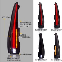 LED-Rückleuchten für GMC Yukon Chevrolet Tahoe Suburban 3. Generation SUV 2007-2014 5 Löcher mit 5 Pins (2er-Pack)