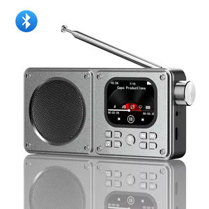 Radio MP3/MP4 professionnelle, haut-parleur Bluetooth, lecteur multimédia portable, mini-stéréo numérique de poche, design de casque, radio FM portable - Product Image 3