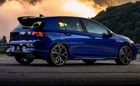 Kits carrosserie pour Volkswagen Golf 8 2020 + mise à niveau vers R Style voiture pare-chocs jupes latérales calandre diffuseur feux arrière becquet supérieur