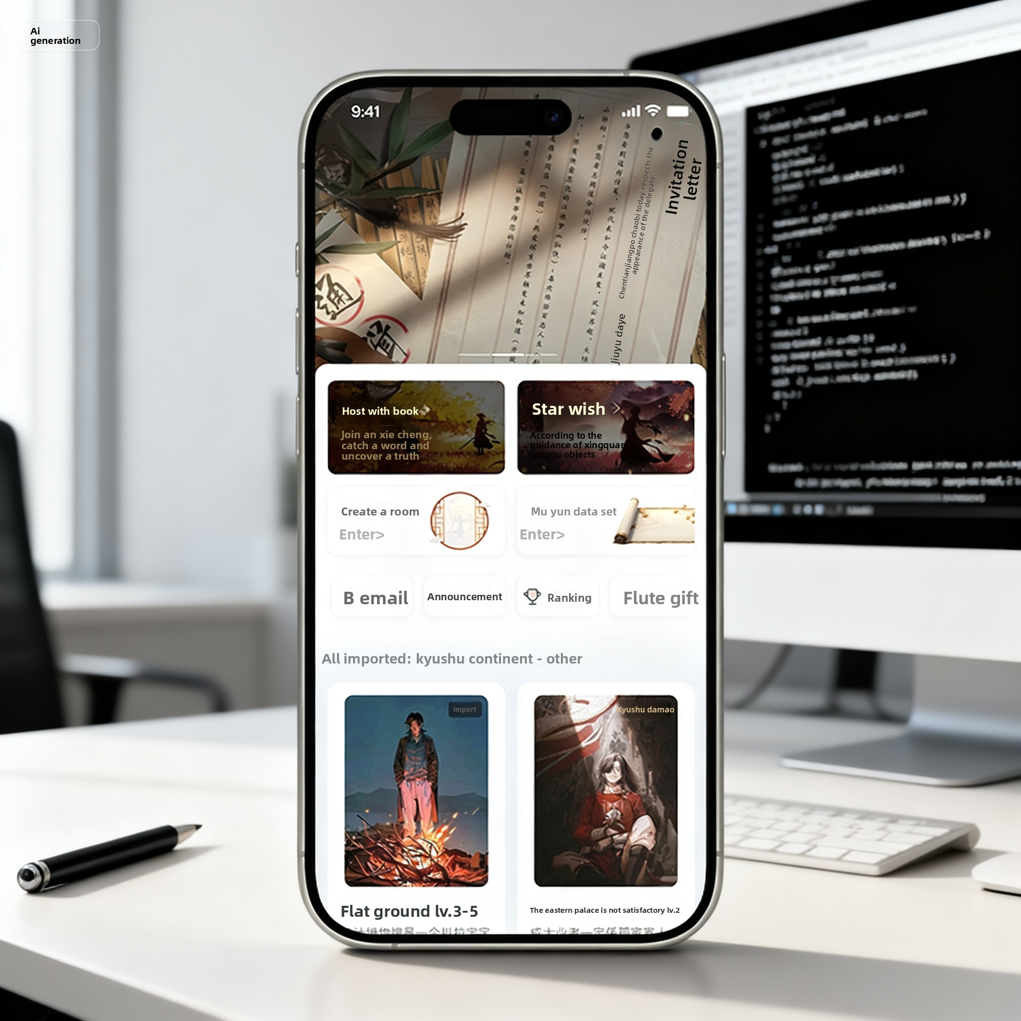 Настольная игровая платформа онлайн-ролевой игры для разработки приложений IOS социальное программное обеспечение голосовое взаимодействие персонажа игрока настройки