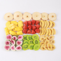 Usine en gros en vrac lyophilisé mélange de fruits mangue banane figue pomme fraise ananas miel lyophilisé fruits