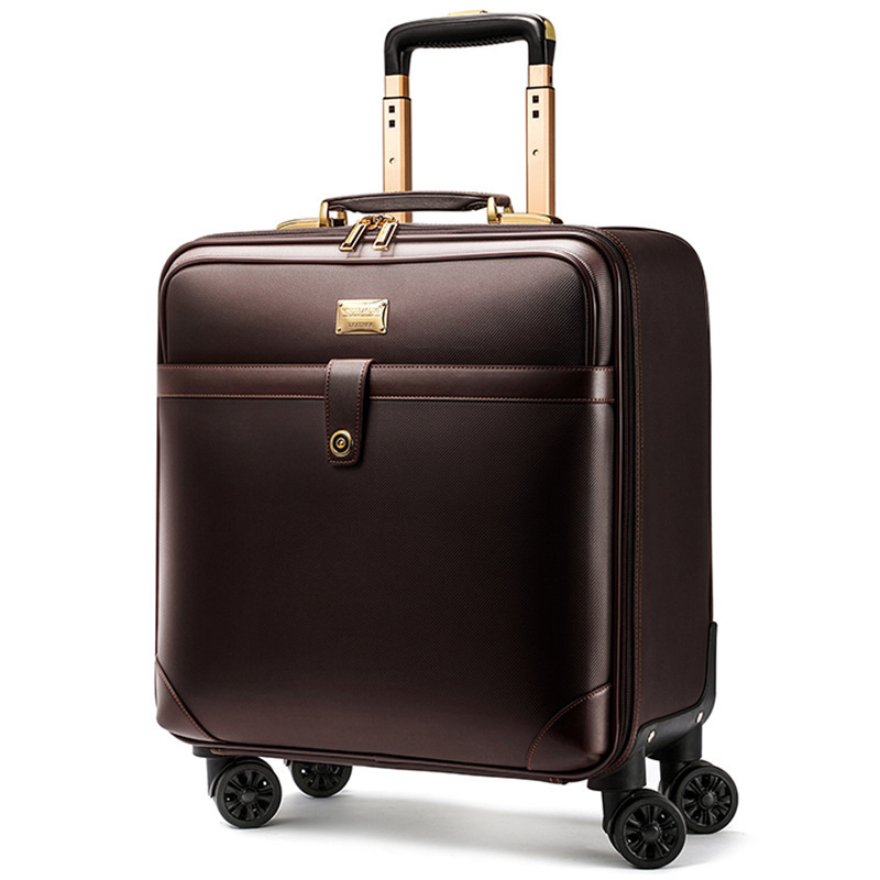 Elevate Your Journey Durability Garment Bag Leather Garment Bag Garment Bag Men Style Travel Suitcase Luggage Leather Luggage