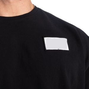 OEM-<span class=keywords><strong>Service</strong></span> Hochwertige Herren-T-Shirts Schwarze Baumwollmischung Sport-Streetwear Halbe Ärmel Rundhals Übergröße Klassisches Fitness-T-Shirt - Product Image 4