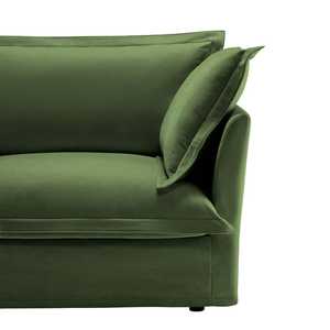 Sillón Individual Profundo y Cómodo con Funda Elástica y 1 Cojín Grande <span class=keywords><strong>para</strong></span> Respaldo, 2 Cojines Decorativos, Sofá Cómodo <span class=keywords><strong>para</strong></span> Sala <span class=keywords><strong>de</strong></span> Estar - Product Image 6