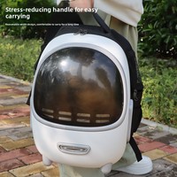 Sac de transport portable pour animaux de compagnie, capsule spatiale respirante pour chat, sac à bandoulière grande capacité 5 kg